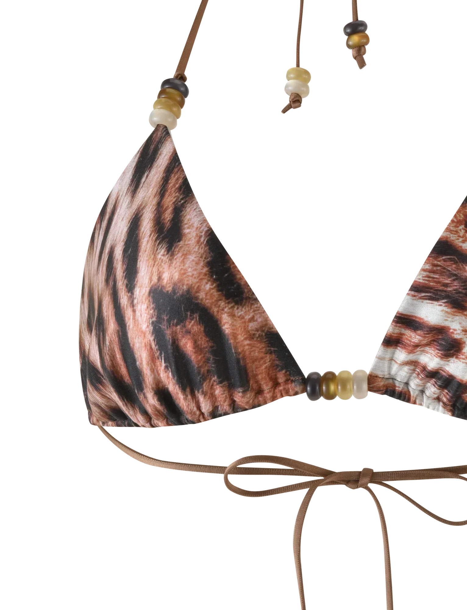 FINLEA BIKINI TOP NEUTRAL LEOPARD LEOPARD HAZE