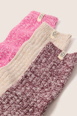 Rib Knit Slouchy 3 Pack