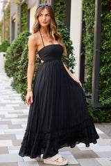 Soleil Black Maxi Dress