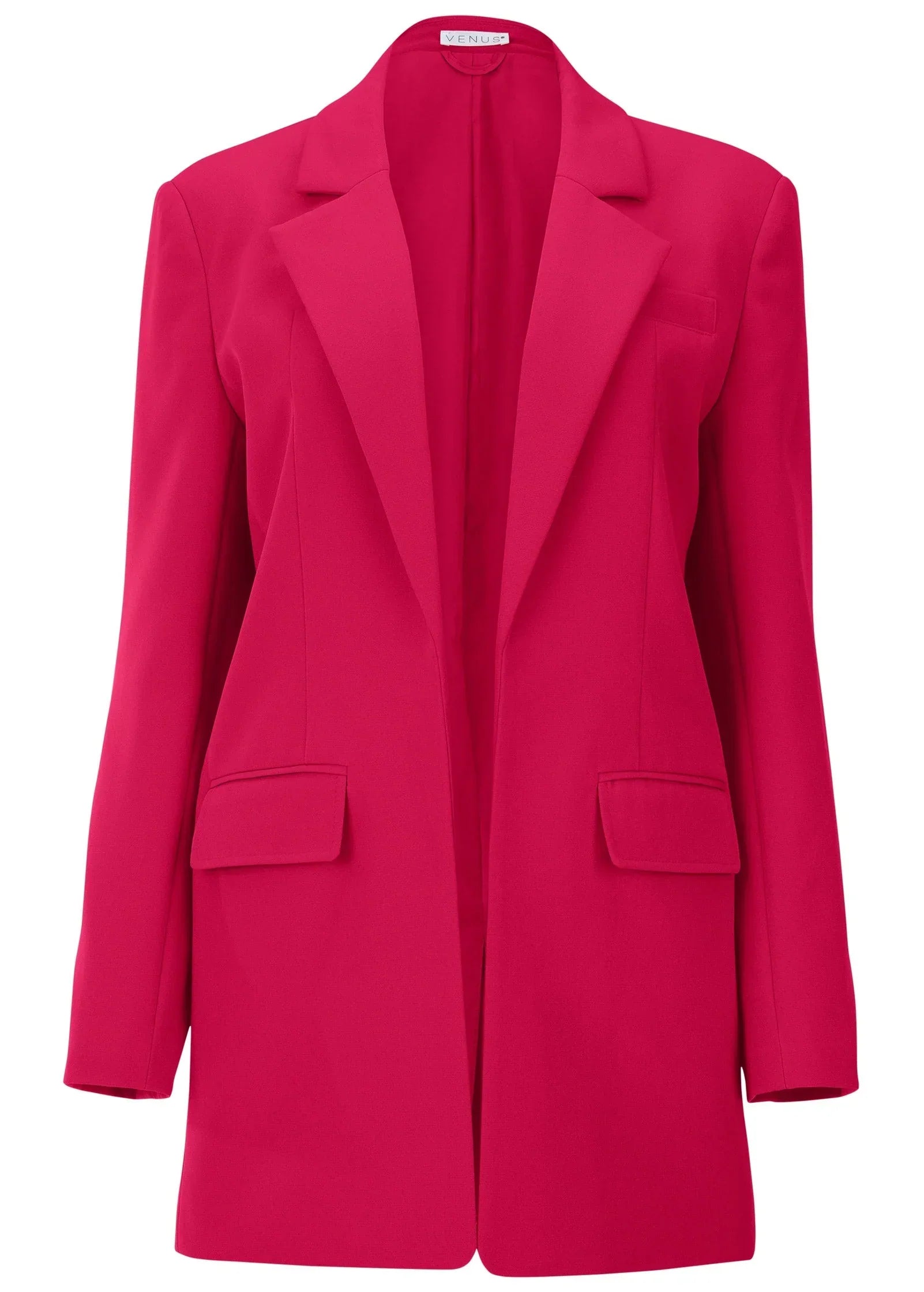 Oversized Blazer Dark Pink