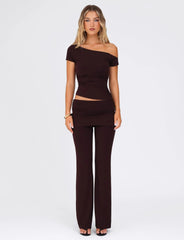 LEILANI PANT BROWN CHOCOLATE