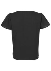 Embroidered Blouse Jet Black