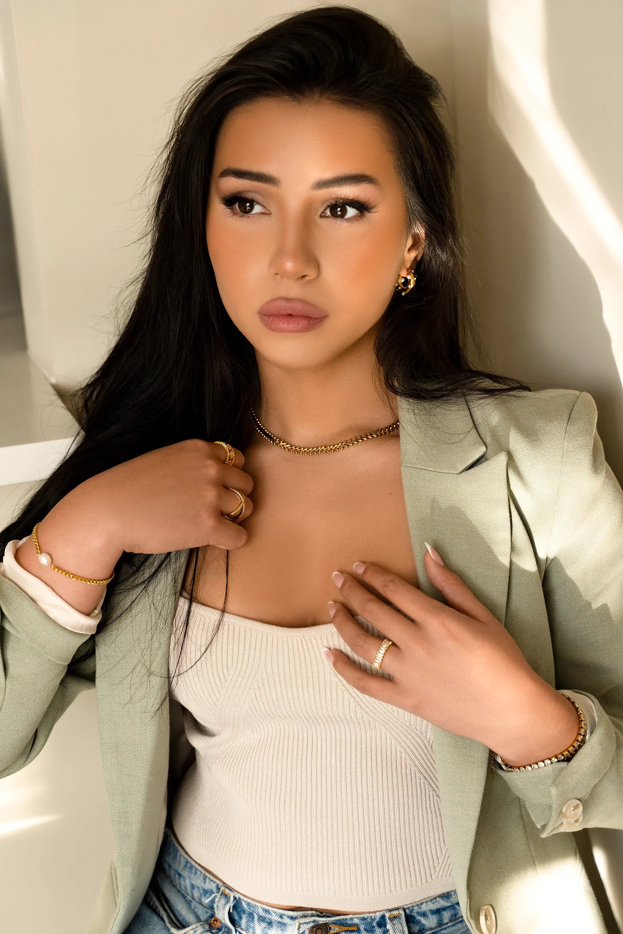 Izzy Pearl Gold Bracelet