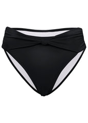Knot Detail Bikini Bottom Black Beauty