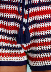Crochet Cover Up Shorts Americana
