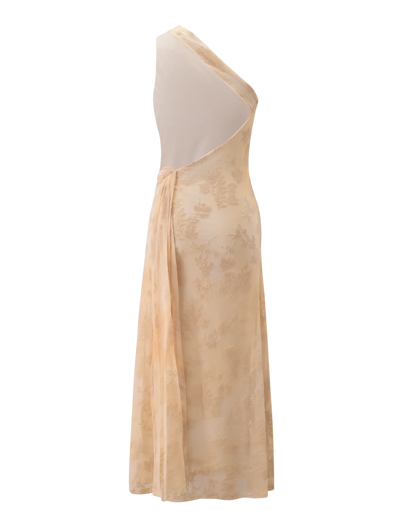 CHARLYSE ONE SHOULDER MAXI DRESS BUTTER YELLOW