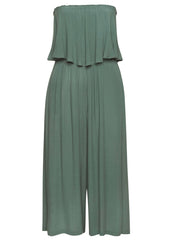 Strapless Jumpsuit Green