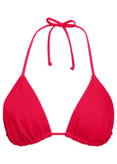 Bahamas Triangle Bikini Top Red Hot