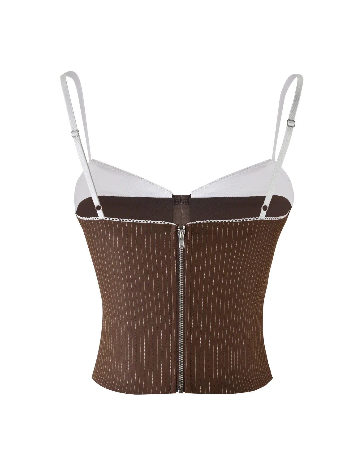 ANTONELLA CORSET 20 BROWN CHOCOLATE CHOCOLATE PINSTRIPE