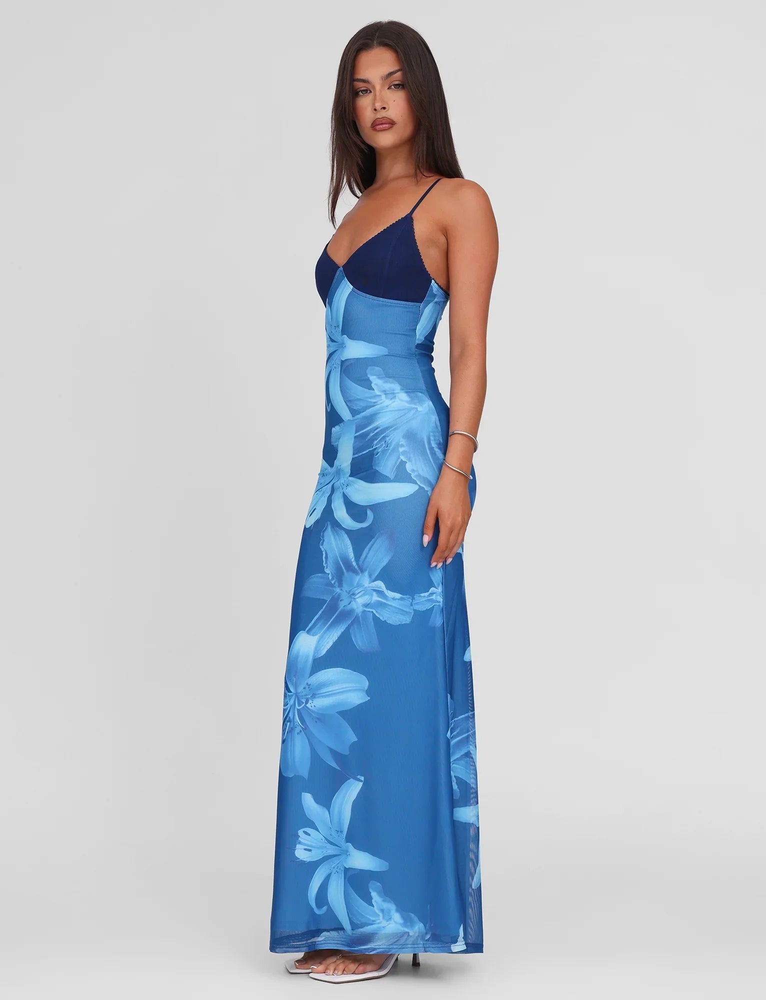 ALAINA DRESS BLUE ORCHID