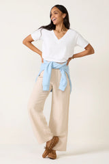 Linen Wide Leg Pant