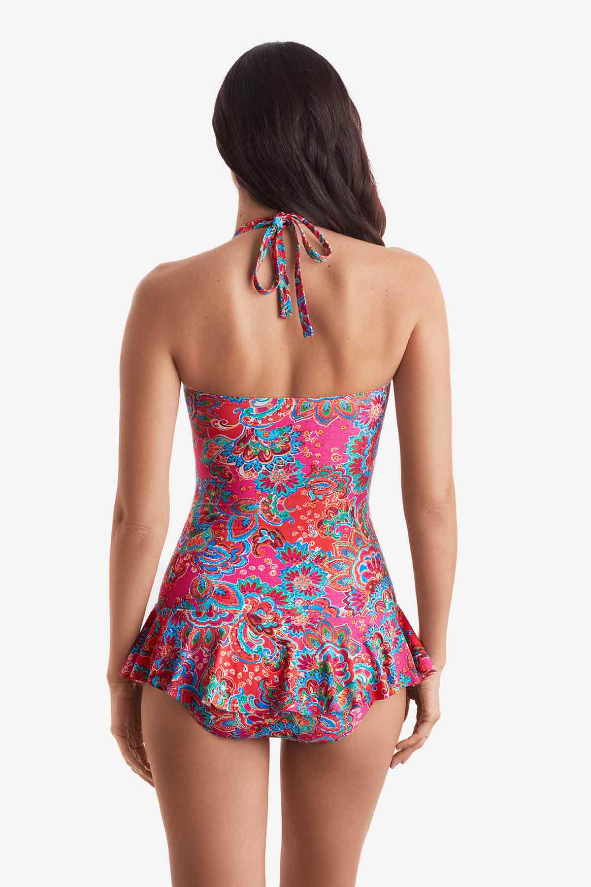 Aria Skirted One Piece Island Paisley