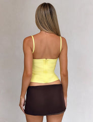 MIDORI BANDAGE TOP YELLOW