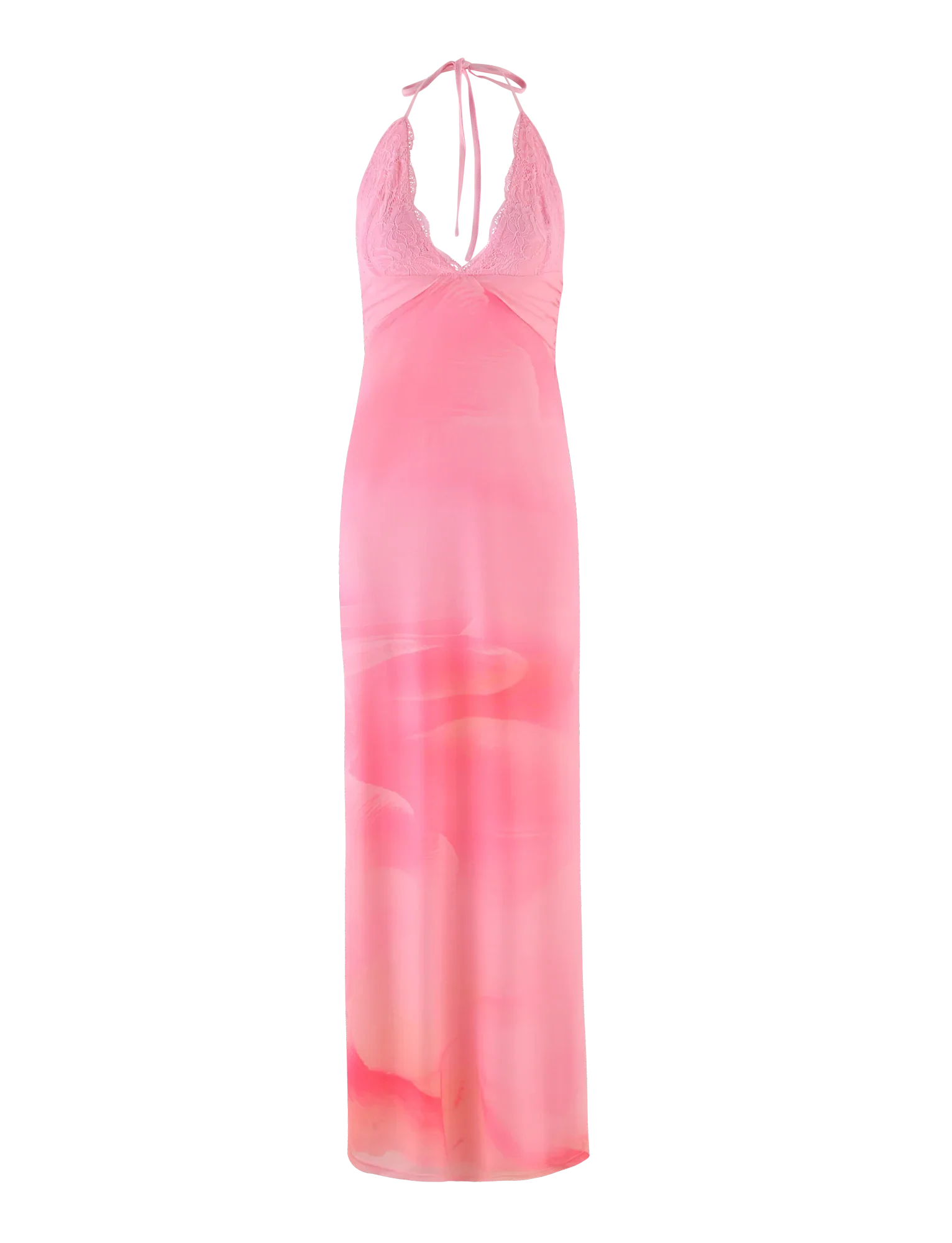 DENAE MAXI DRESS PINK FLORAL PINK BLOSSOM