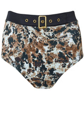Jet Set High Waist Bottom Tiger Eye