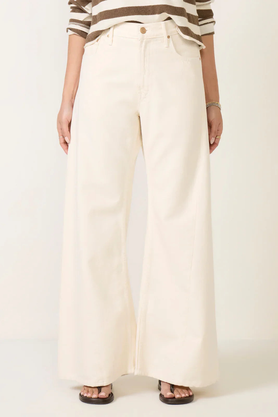 Petite Lil Lemon Twist Sneak Wide Leg Jean