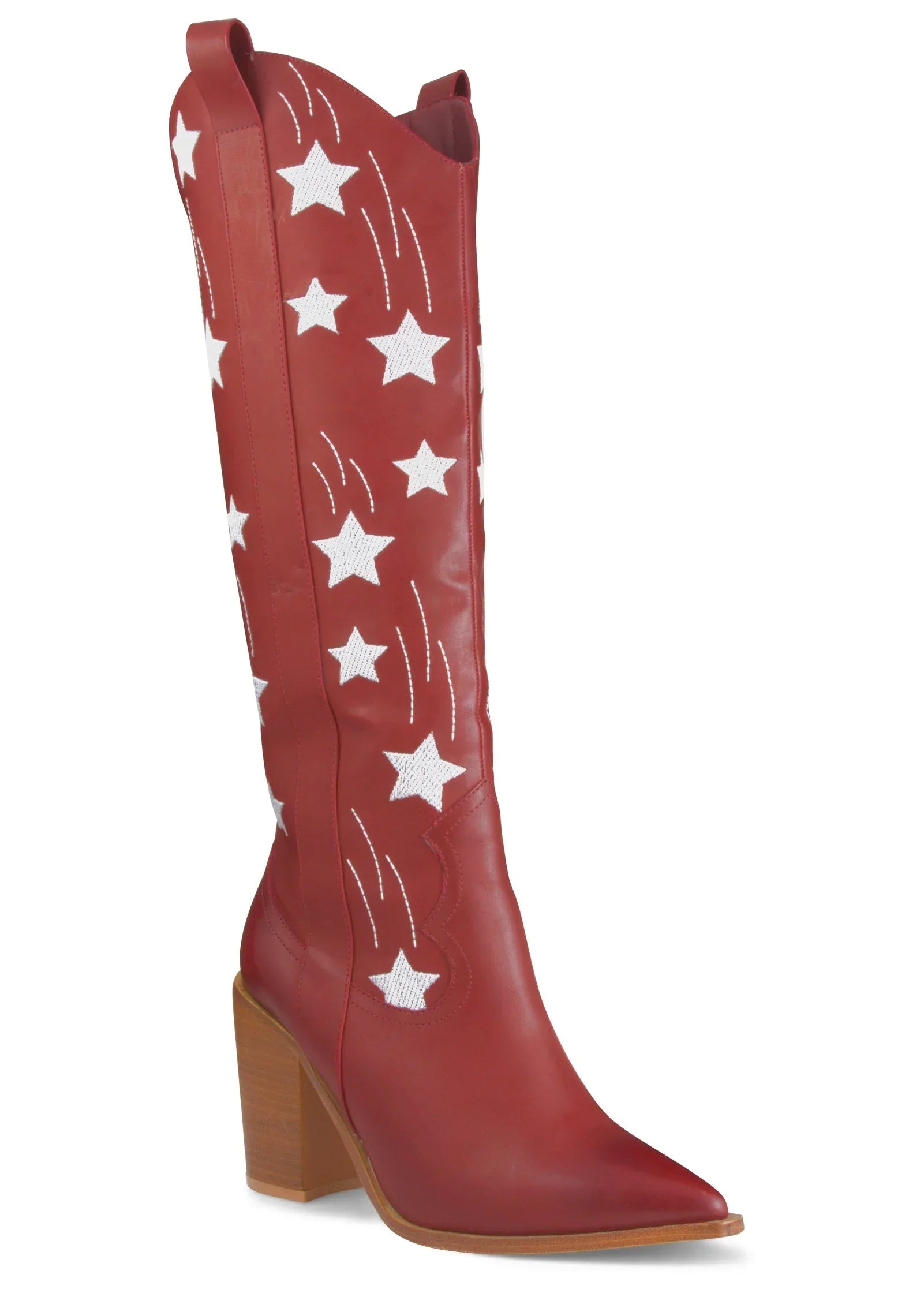 Americana Cowgirl Boots Red