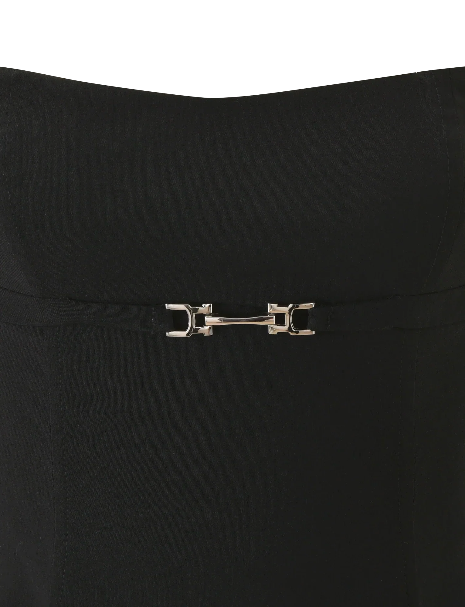 KITTIE BUCKLE TOP BLACK