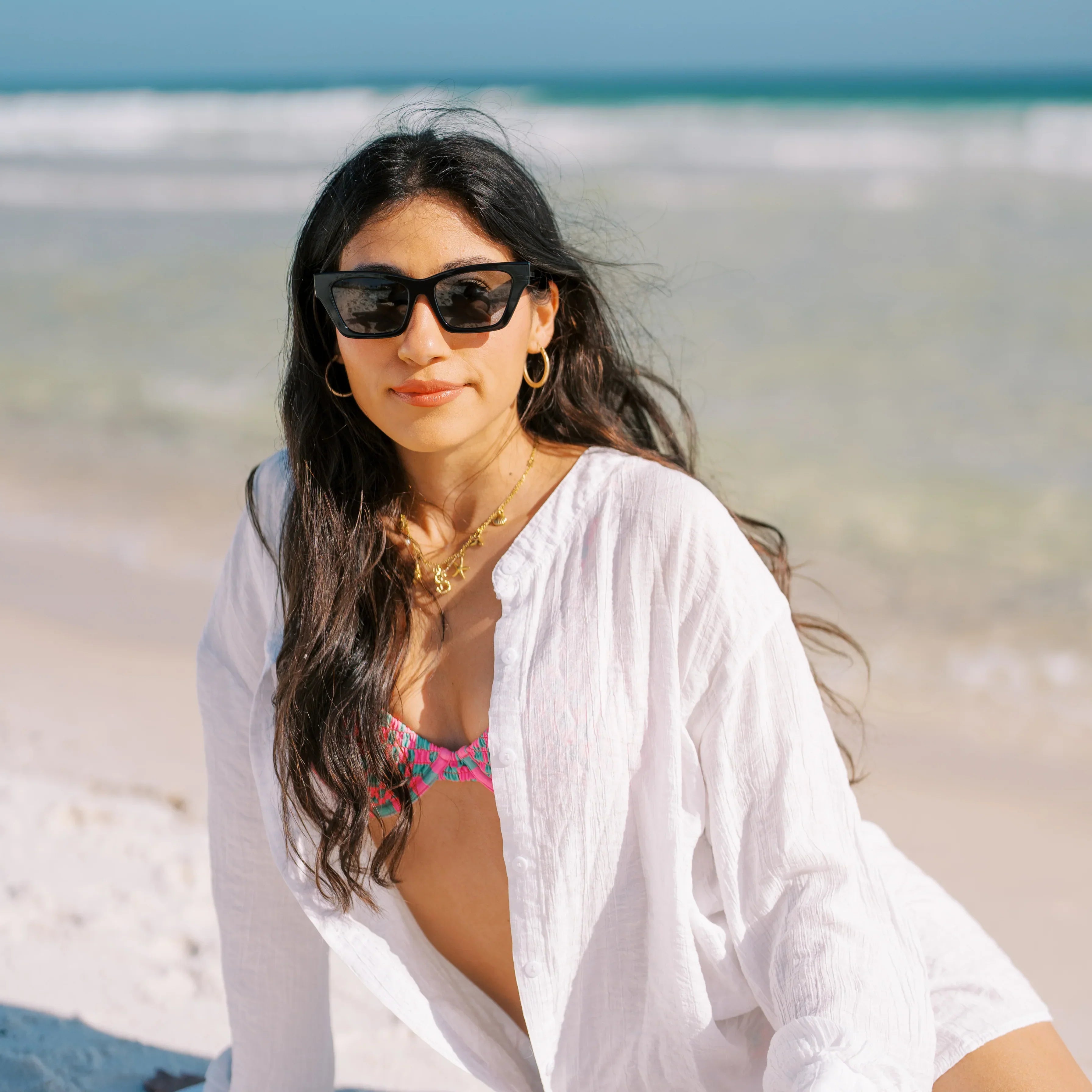 Vivian Midnight Black Sunglasses
