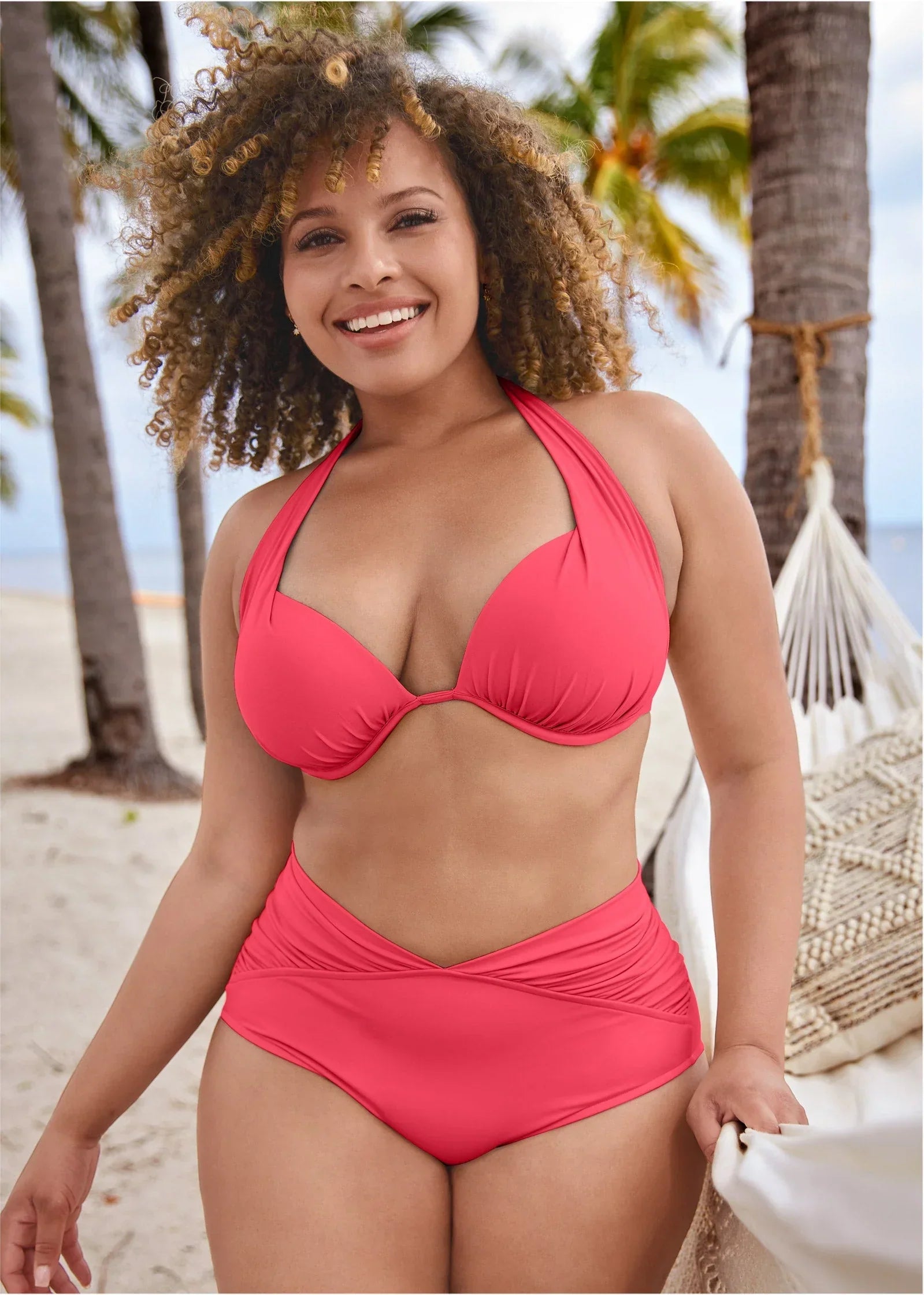 Audri Moderate Bottom Sunset Pink