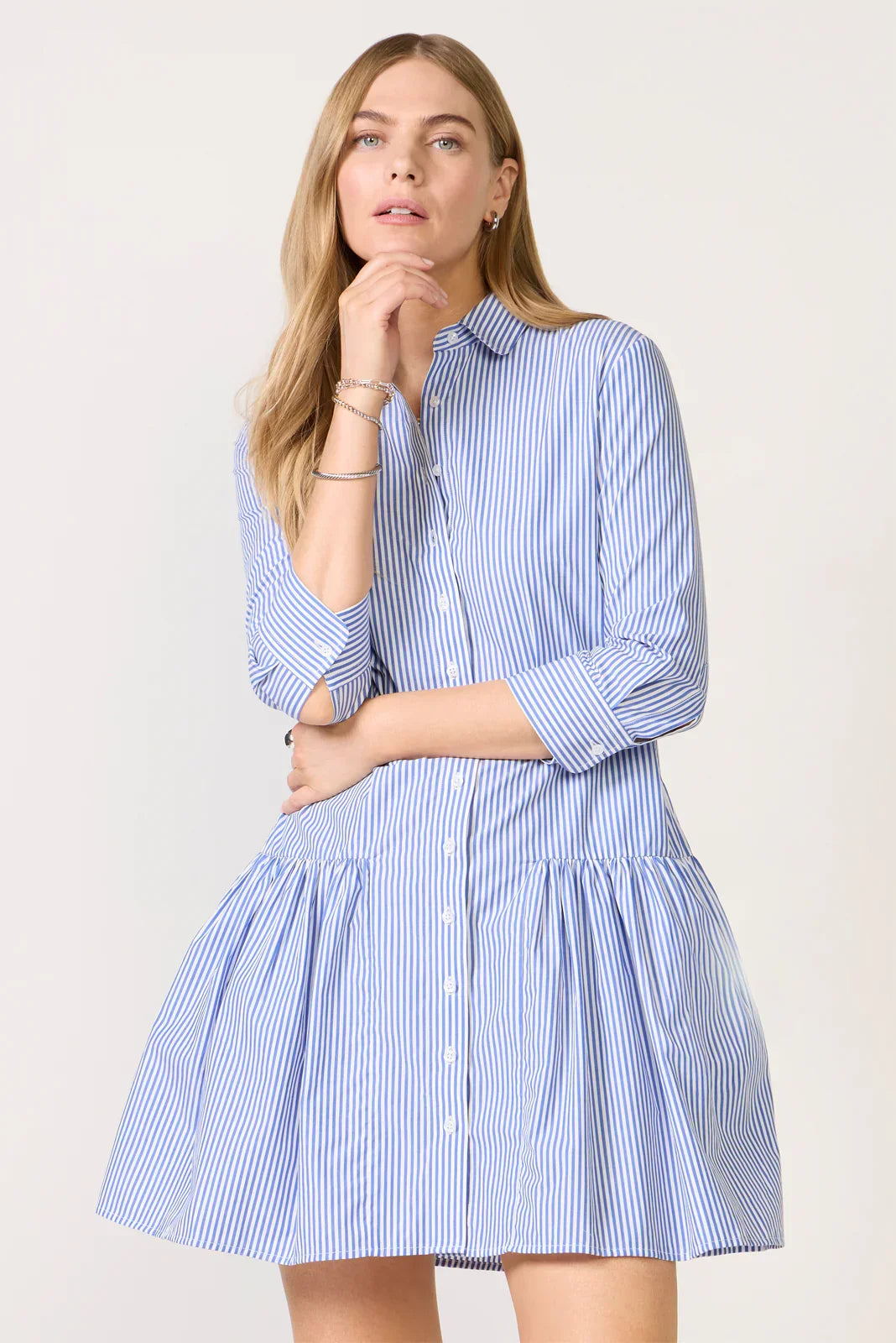 The Drop Waist Shirt Dress
