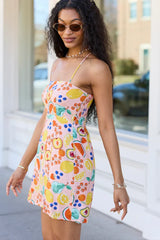 Undeniable Growth Multi Icon Print Mini Dress