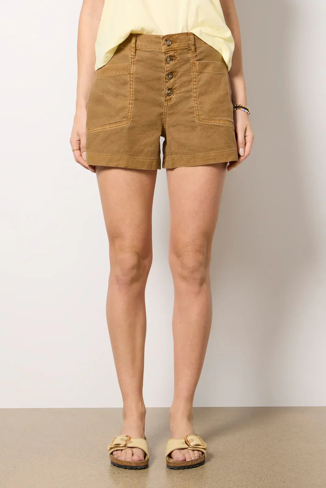 Joelle Stretch Linen Short