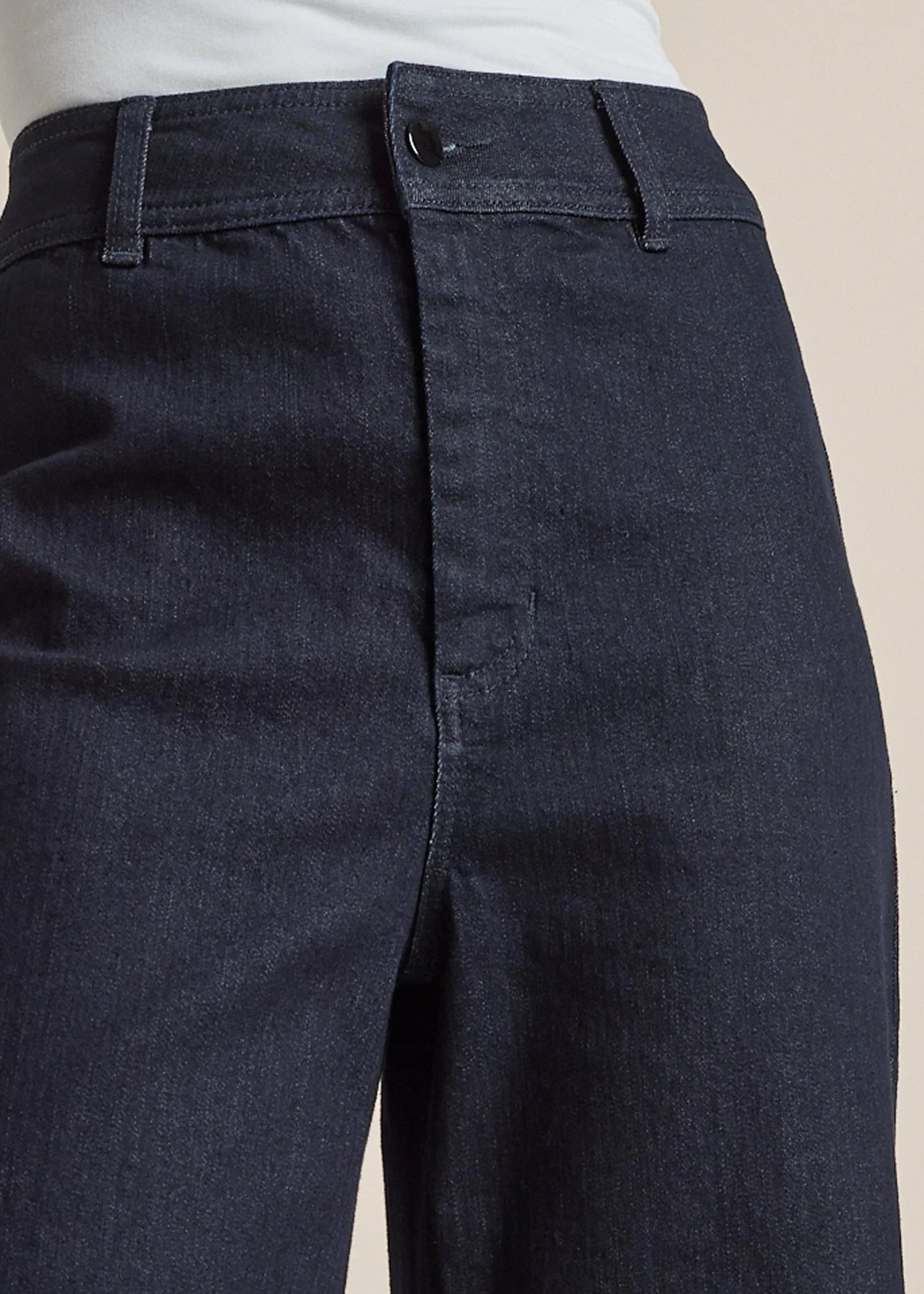 High Rise Wide Leg Jeans Dark Wash