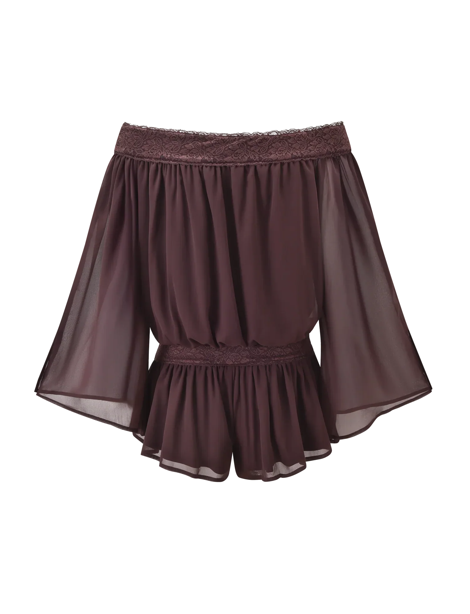 TESSIE PLAYSUIT BROWN
