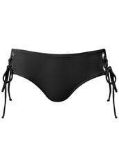 Grommet Mid Rise Bottom Black Beauty