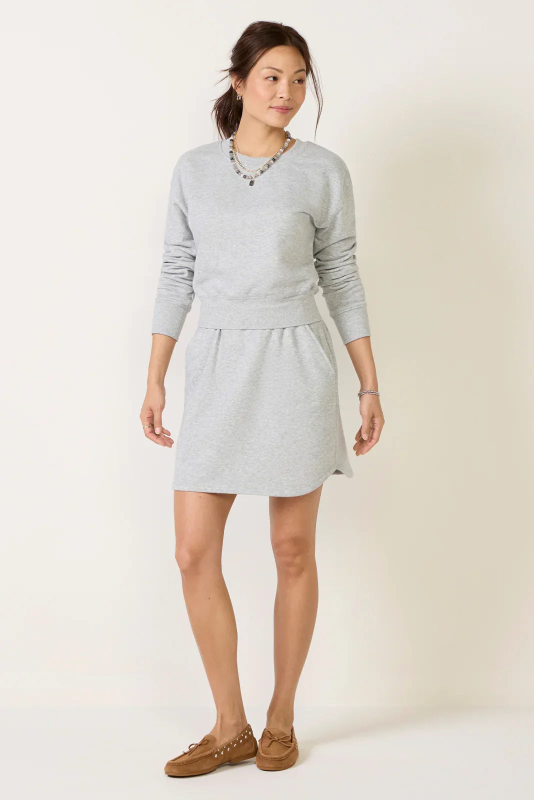 Vanna Sweatshirt Mini Dress