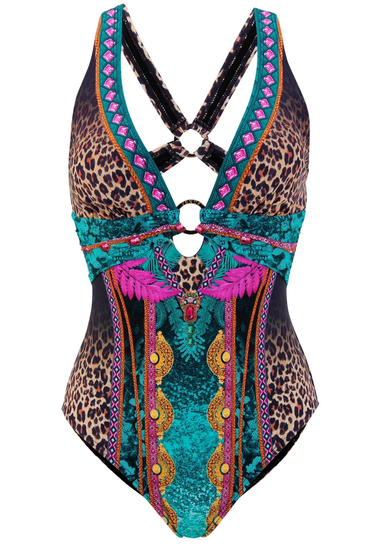 Barbados One Piece Swimsuit Jungle Beauty