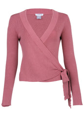 Wrap Sweater Heather Rose