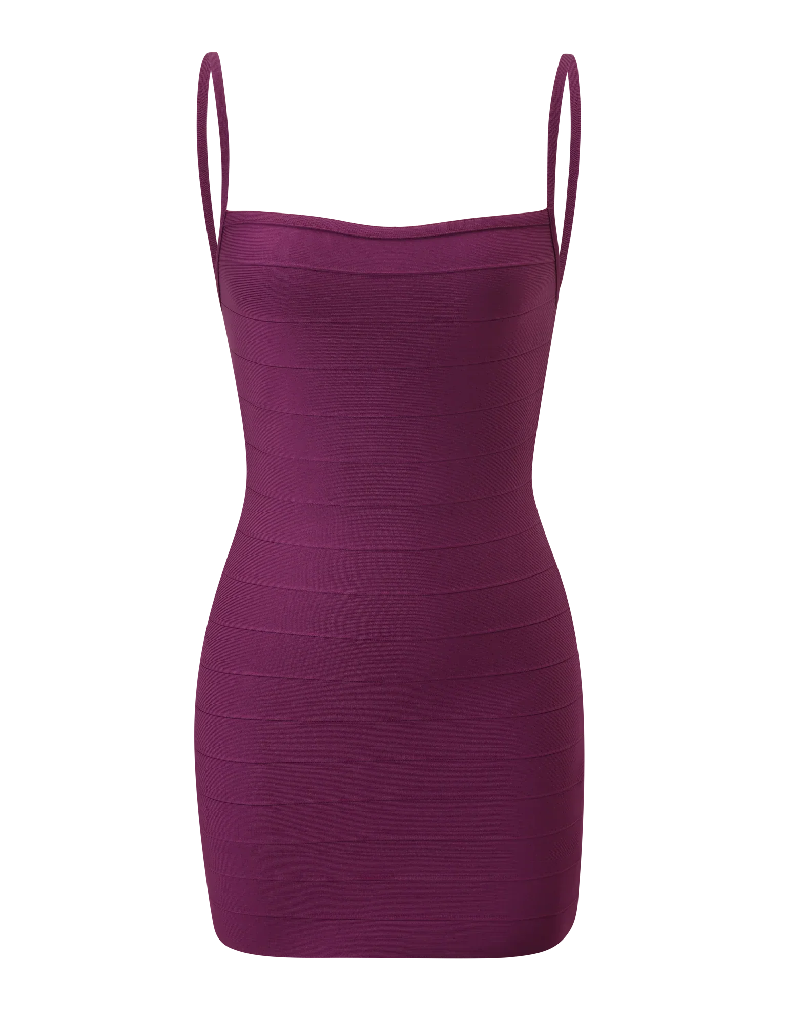 MIDORI BANDAGE DRESS PLUM