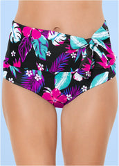 Leila High Waist Bottom Neon Tropical