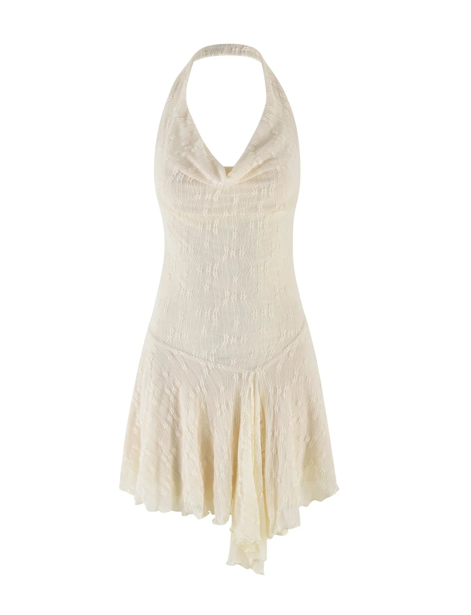 FIORELLA MINI DRESS WHITE LACE CREAM