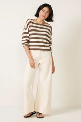 Petite Lil Lemon Twist Sneak Wide Leg Jean
