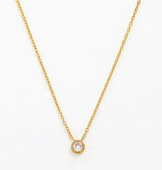 Emma Diamond Pendant Gold Necklace