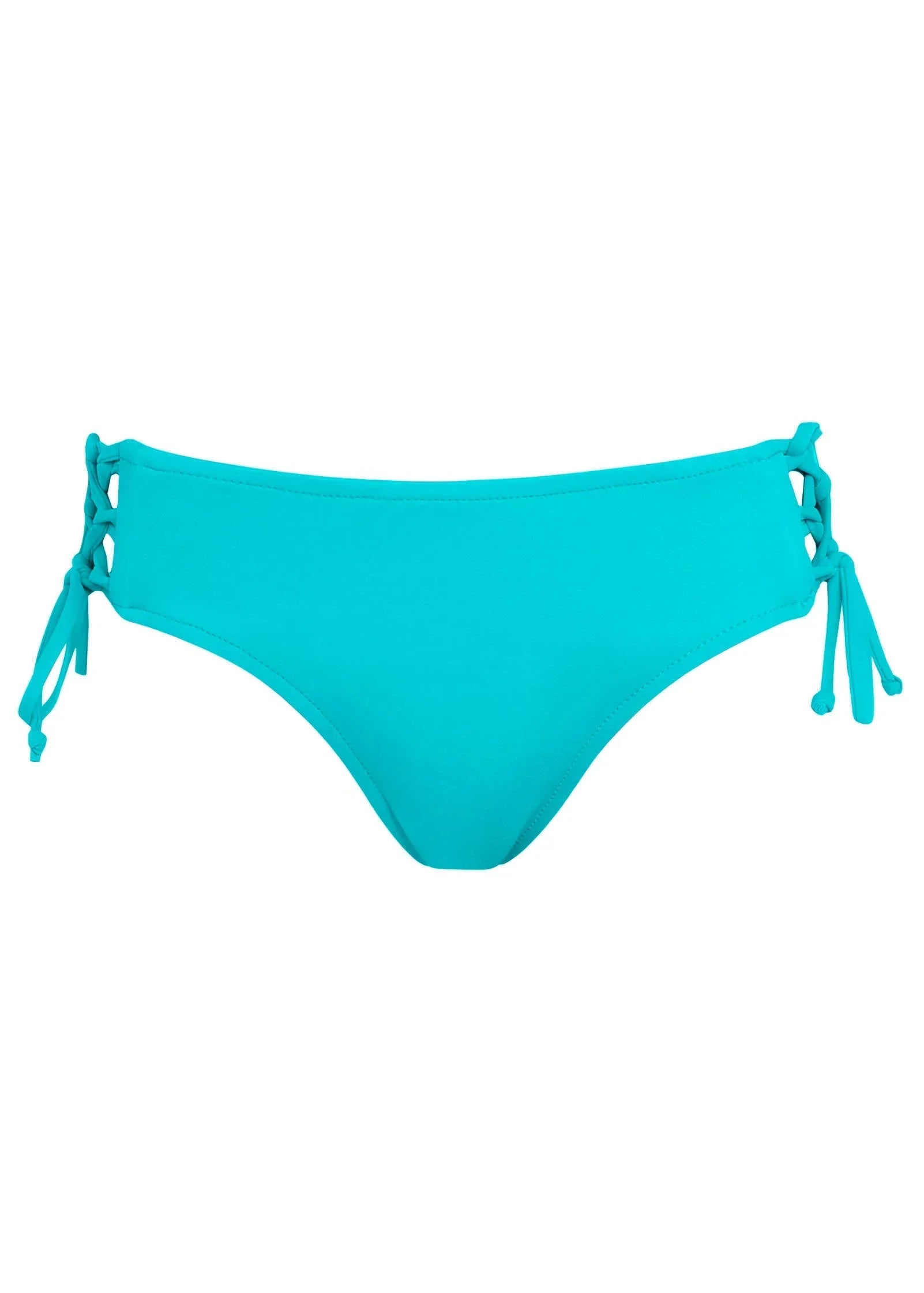Lattice Side Bikini Bottom Aqua Reef