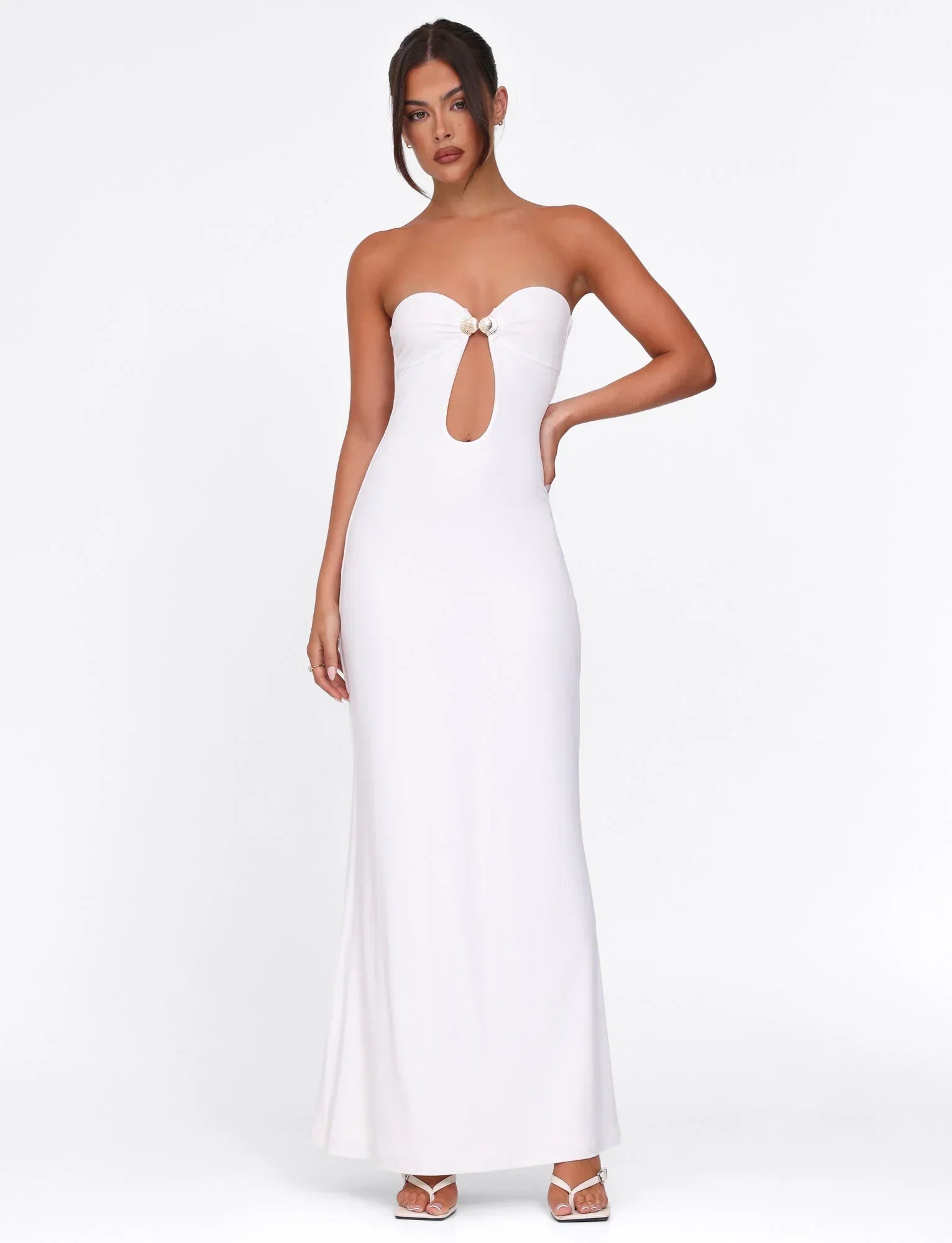 CECILY MAXI DRESS WHITE