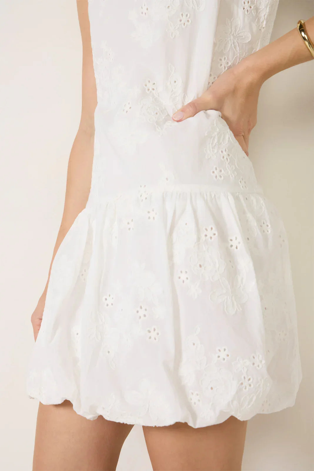 Garden Eyelet Bubble Dress