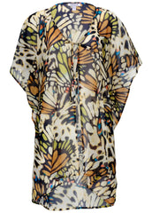Kimono Cover Up Butterfly Cheetah