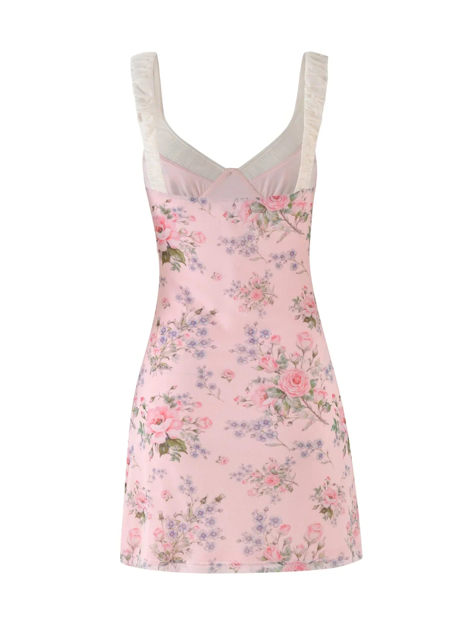 AMARAN MINI DRESS PINK FLORAL WILD FLOWER