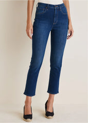 Audrey Straight Leg Jeans Dark Wash