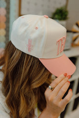 KenzKustomz Pink Vintage Trucker Hat Teach