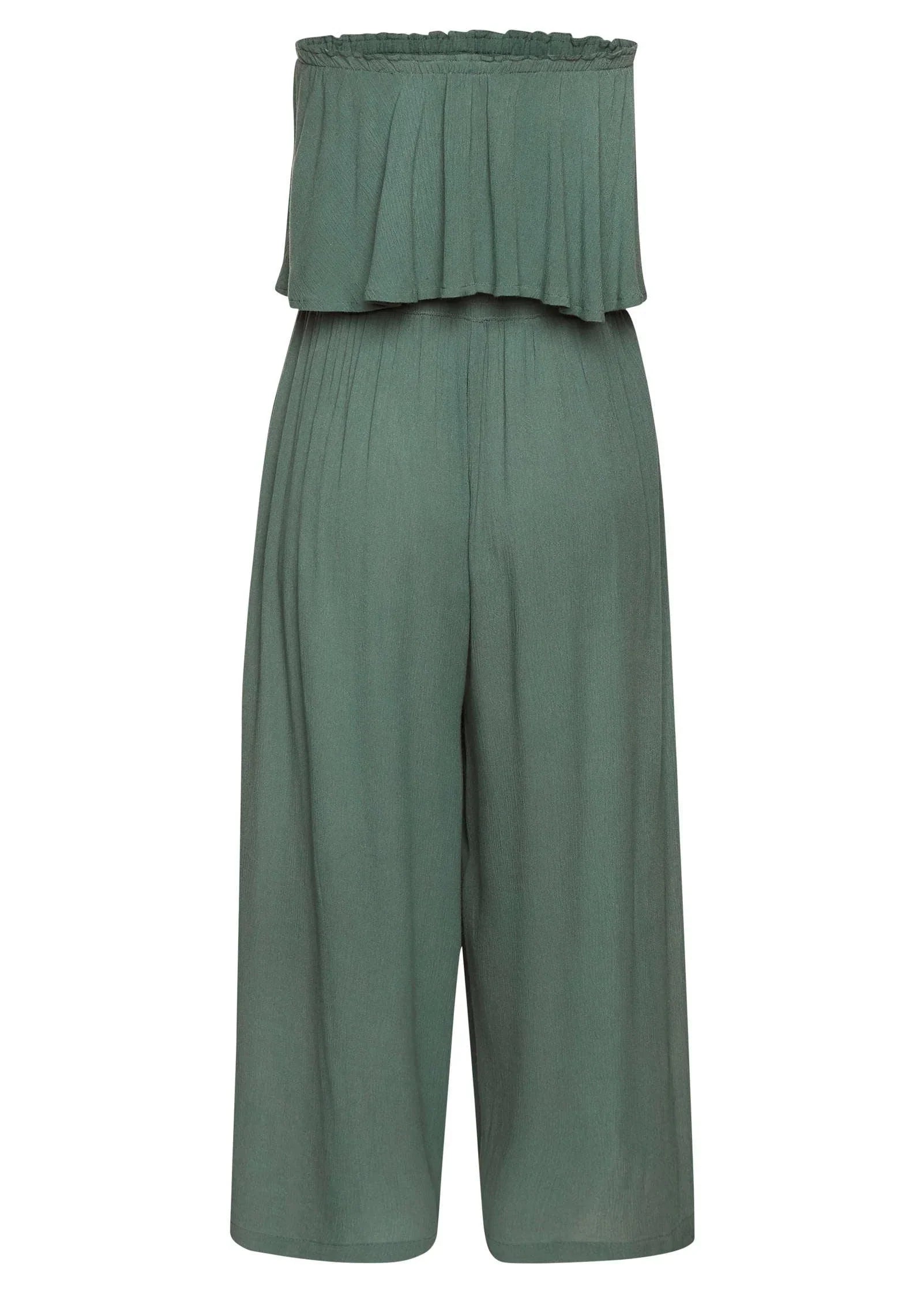 Strapless Jumpsuit Green
