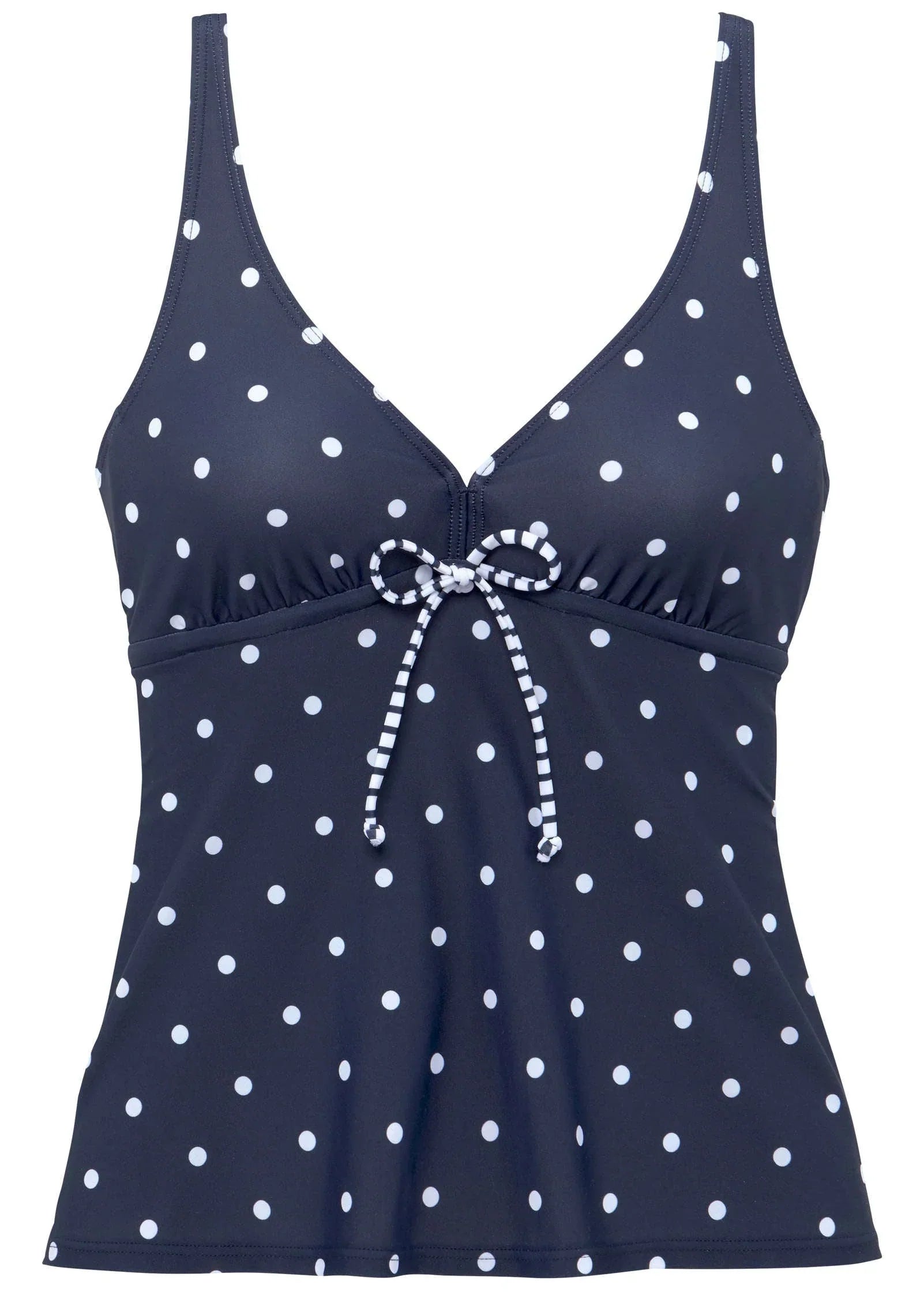 Dot Tankini Top Set Striped Polka Dot
