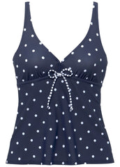 Dot Tankini Top Set Striped Polka Dot