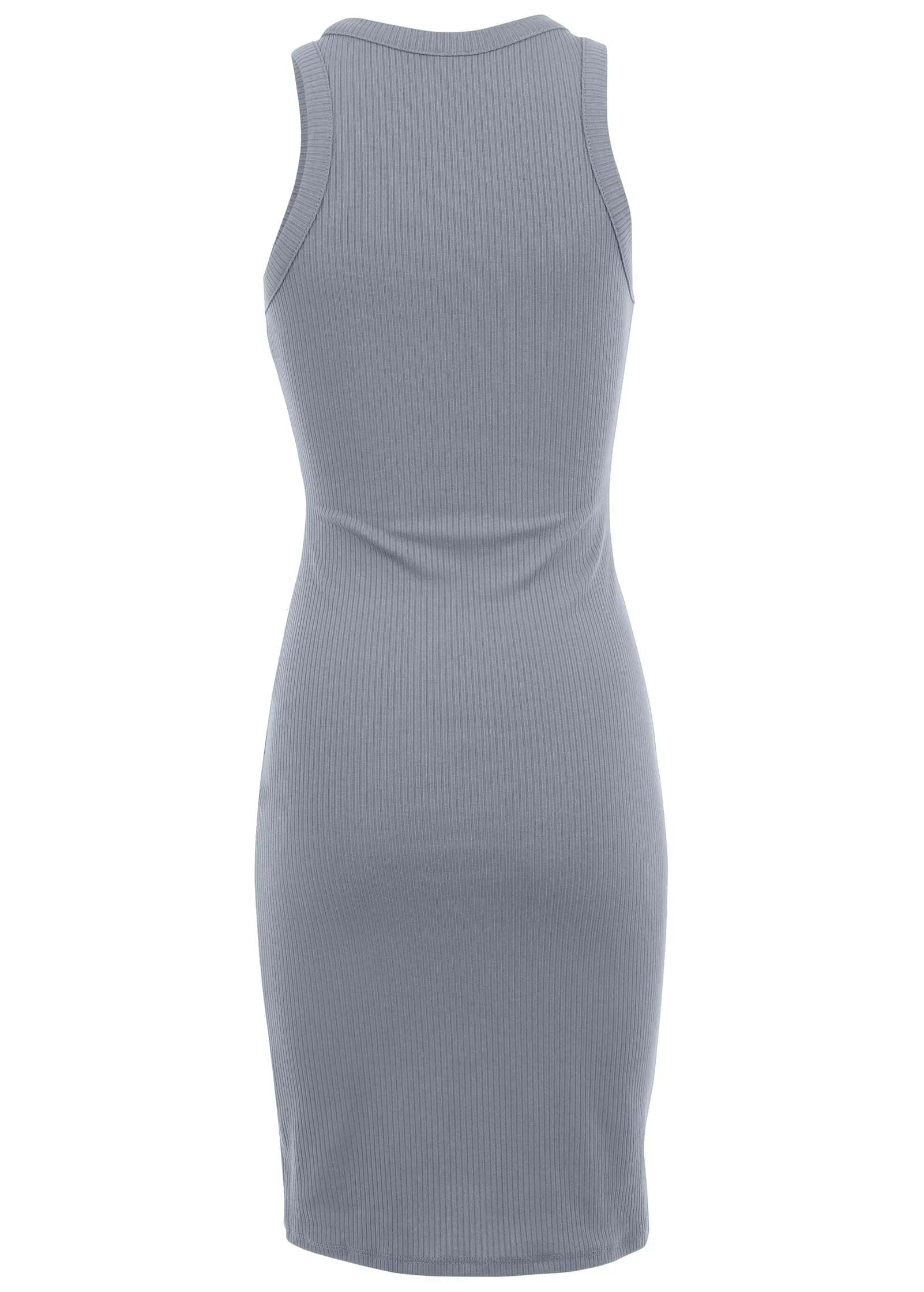 Flexrib Mini Dress Seafog