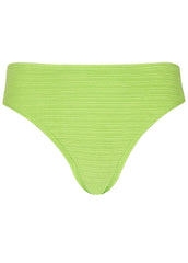 Textured High Waist Bottom Bright Lime Green